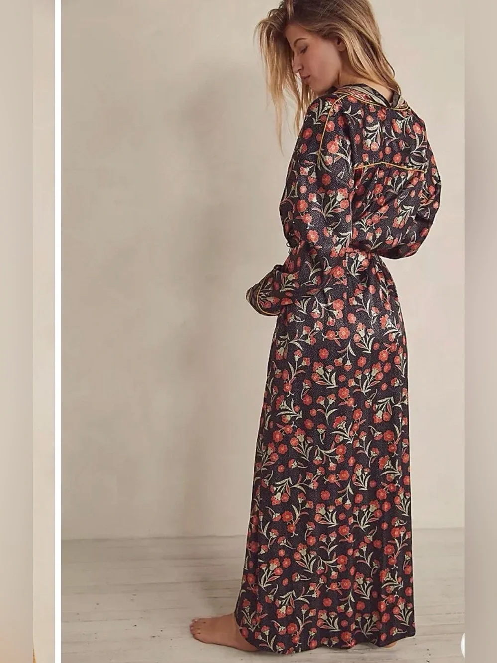 Free People Intimately Pajama Party Robe NWT (As Worn On TV) - Picture 3 of 8